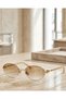 Vega- Women's Sunglasses Nude Glass Uv400 Protection New Legend Season with Case and Wipe Cloth as a Gift 55-19-140 - 5