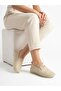 Women's Beige Genuine Leather Orthopedic Soft Sole Casual Shoes - 2