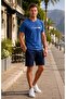 Mooda Men's 100% Cotton T-Shirt Shorts Pajama Set Standard and Big & Tall Sizes - 3
