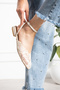 Larista Lace Detail Back Strap Buckle Women's Flat Sandals - 2