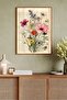 The Newspaper with the Pink Flowers on It Decorative Framed Mdf Painting - 2