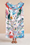 Marine Themed Marine Map Beach Towel - Mediterranean Style Blue Red Nautical Quick Drying Cover Towel - 6