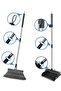 Home Care Brooms And Stand Up Dust Pan Sets Home Cleaning With Long Handle Broom And Dustpan - 5
