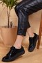 Women's Genuine Leather Flat Sneaker Anatomical Sole Casual Casual Shoes