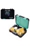 4 Compartment Bento Lunch Box w/ Insulated Lunch Bag – Gamer Black - 3