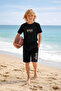 Men's Garson Kids' Swim Shorts – Black Water Repellent, Quick Dry – Gs2502 - 3