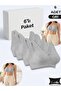 0152 Women's Half Athlete Lambada Bra 100% Cotton Combed Cotton 6 Pack - 4