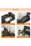 Adjustable Kitchen Spice Rack Organizer, Space Saving Metal Storage Shelf with Multiple Tiers and Utility Hooks - 5