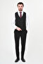 Straight Slim Fit Classic Men's Vest Black - 40959.26Y - 3