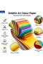 A4 Multicolor Paper 100 Sheets, 80 GSM Double-Sided Colored Paper for Printing, Arts & Crafts, 10 Assorted Colours - 5
