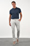 Stone Side Pocket Slim Fit Stretchy Jogger Trousers 1003260373