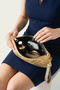 Gl-003 Star-Stitched Women's Handbag Clutch Bag Shoulder Bag Crossbody Bag Portfolio Bag Platinum - 4