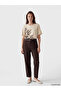 Beige Crew Neck Patterned Women's T-Shirt - 2