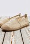 Women's Espadrille Shoes Embroidered Textured Fabric Flat Heel Neolite Sole Comfortable Cut Casual Modern Stylish