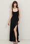 Black Lace Midi Dress
