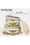 Hotpot 5000ml Insulated Food Warmer Casserole with Lid Plastic and Stainless Steel Beige (5L )Pridehome - 5