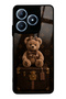 Realme C63 Luxury Brown Teddy Design Glossy Phone Case