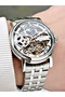Automatic Mechanism Silver Color Steel Band Steel Case Men's Wristwatch 2611Mr - 2