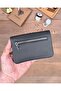 Genuine Leather Card Holder Zippered Small Women's Wallet 2152 - 5
