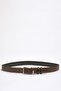 Genuine Floater Leather Double Color Buckle Belt - 3