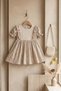 - Girl's Floral Patterned Dress |   With Bag
