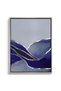 Midnight Fjord Set of 2 Abstract Wall Art | Framed Canvas Print with Silver Foil Embossed | Luxury Modern Decor for Living Room, Bedroom, Office & Gift - 5