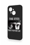 Tecno Spark Go1 Compatible Atatürk Eyes Patterned Silicone Case - 4