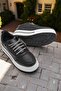 Hidden heel comfortable sole sports shoes black