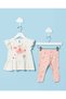 Infant Girls White T-Shirt With Leggings
