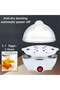 Mini Electric-Powered 7 Egg Boiler & Food Steamer, Multi-Functional Egg Cooker - 6