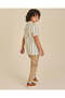 Boys Beige Striped Polo Shirt - 5