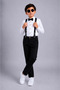Baby Boy & Child Bow Tie Set with Suspenders, 100% Cotton, 4-Piece Wedding and Special Occasion Set
