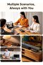 6 Way Power Strip with 1 USB C & 3 USB A, 15° Angled Plug Extension Socket, 1.5M Cable - 7