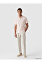 Esvab • Modern & Distinctive Devrik Roba Collar Embroidered Pique Men's T-Shirt - 3