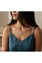Planet Model Gold Color Steel Women's Necklace - 2
