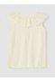Ecru Fisto Detailed Baby Girl Undershirt - 4