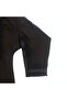 Elegant Black Embroidered Open Front Abaya - 3