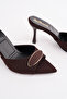 Spr-3791 Thin Heel Buckle Detail Slippers - 2