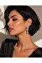 Zircon Stone Five Row Dangle Earrings