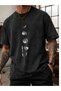 Acid Washed Oversize Unisex T-Shirt Washed Vintage Street Style Street Fashion Cotton Comfortable Fit Daily Wear T-Shirt