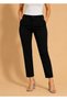 Women's High-Waisted Pleated Tapered Carrot Trousers - 2