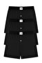 Towel Waist Men's Boxer Black Melange 100% Cotton 3-Pack - 2