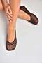 Y274623315 Brown Mesh Women's Ballerinas