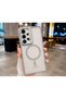 Samsung S23 Ultra Compatible Magsafe Lens Protection Case + Metal Stand Featured Phone Back Cover with Gift