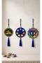 Meditation & Yoga Themed Wall Ornament 1-Piece Spiritual Energy, Chakra Opener, Feng Shui Home, Room, Office ~ Handmade Gift Decor - 4