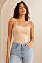 Women's 95% Cotton Strapless Padded 3-Piece Basic Undershirt - Flexible & Comfortable 3-Piece Bra Singlet - 5