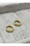 Xuping Gold Classic Zircon Stone Hoop Earrings - 5