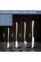 24-Piece Stainless Steel Flatware Set with Hanging Silverware Holder, Service for 6 Cutlery Set with Spoons Forks Knives, Dishwasher Safe Tableware for Home and Kitchen - 7