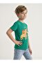 Cotton Vegan Lion Lunch Printed Short Sleeve T-shirt - 2