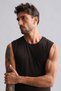 Egyptian Modal by Tencel Hercules Slim Fit Crew Neck Sports Athlete Undershirt / T-Shirt Brown - 4